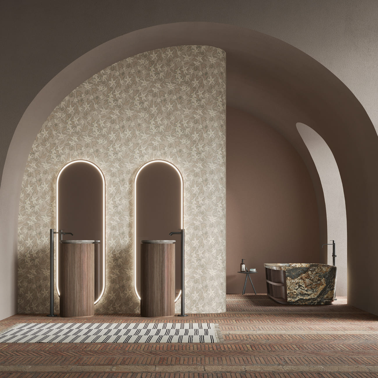 Обои Luna Крафт Пастель CRF5 005 10,05×1 фото в интерьере